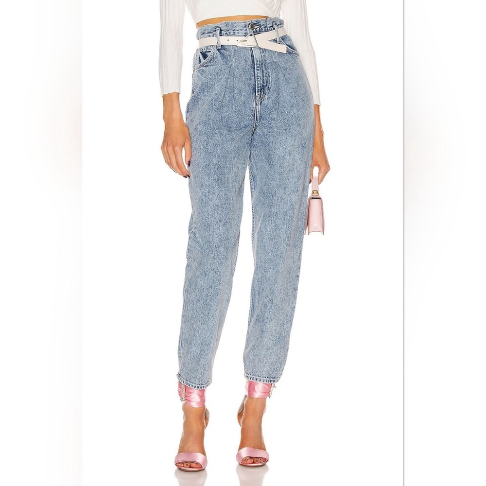 NWOT $228 GRLFRND Teagan High Waisted Jeans In Please Me Wash 27 - Picture 3 of 10